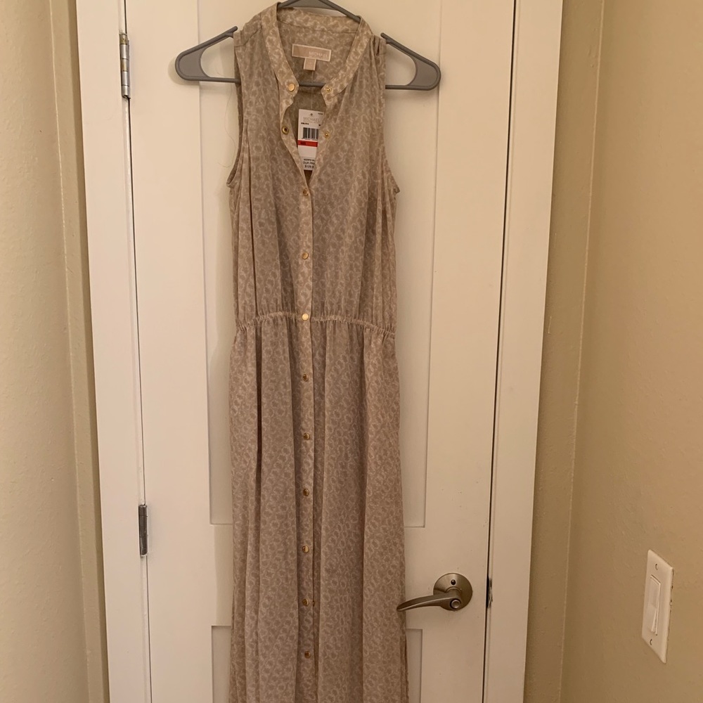 BRAND NEW Maxi Michael Kors dress w/slip